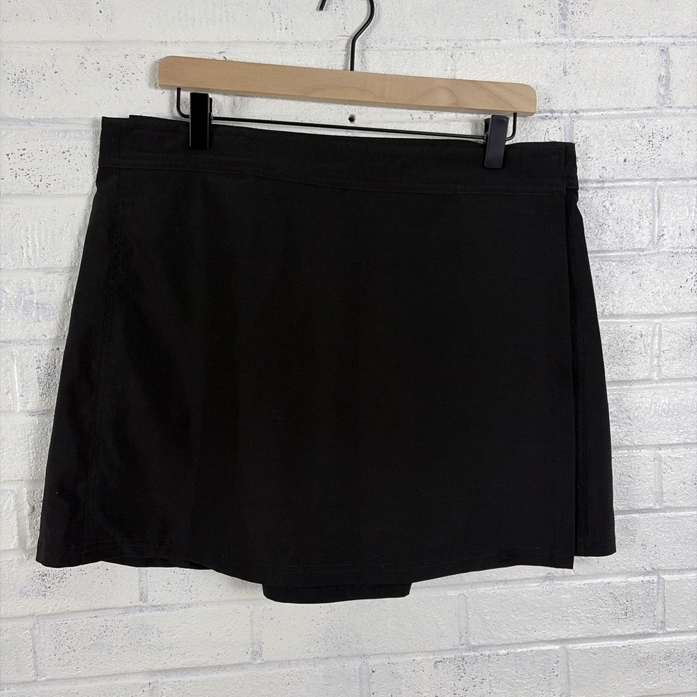 RipSkirt Hawaii Length 1 Wrap Skirt Womens L Black Cover Up Travel